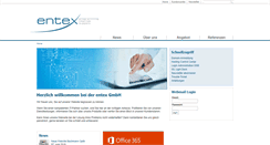 Desktop Screenshot of entex.ch