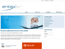 Tablet Screenshot of entex.ch