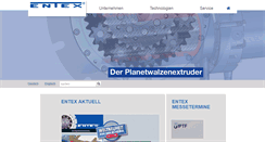 Desktop Screenshot of entex.de
